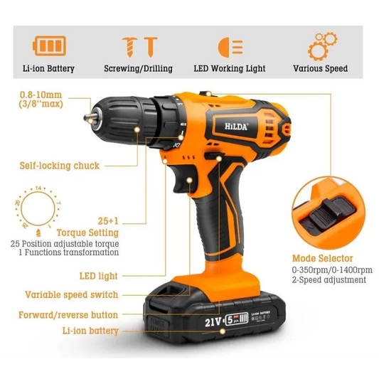 HILDA Electric Drill