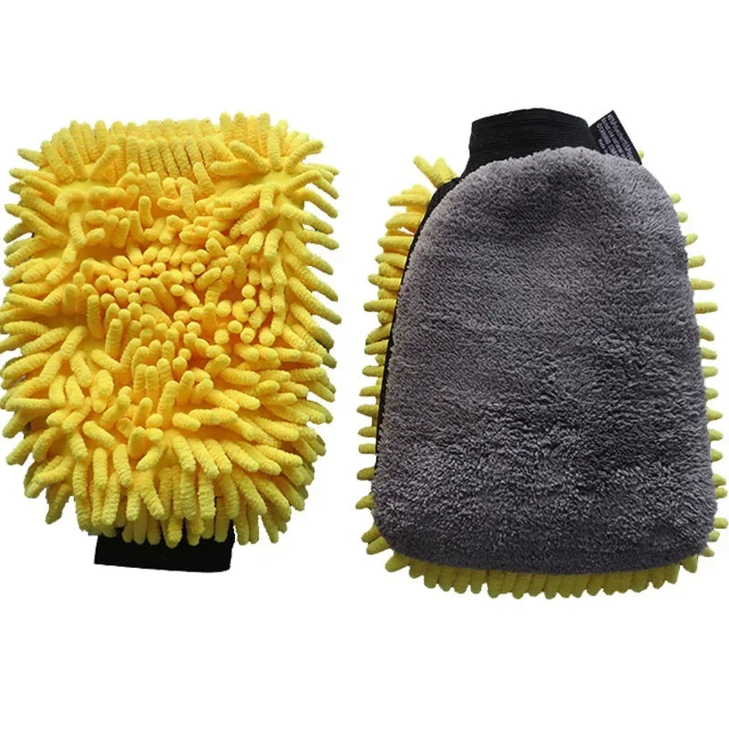 Dubbelzijdige washandschoen