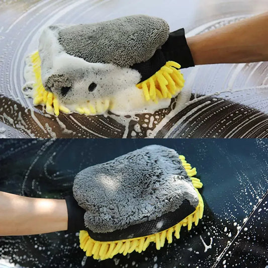 Doppelseitiger Waschhandschuh