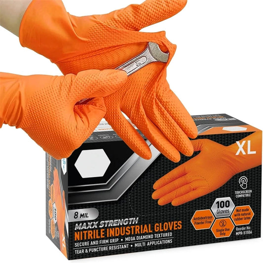 Strapazierfähige Handschuhe mit Rautenstruktur