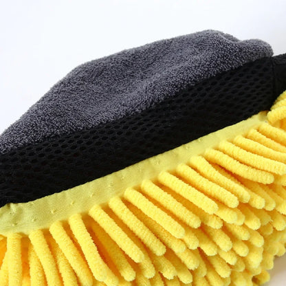 Dubbelzijdige washandschoen